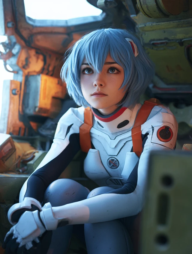 Rei Ayanami Cosplay Ultra Realistic Evangelion