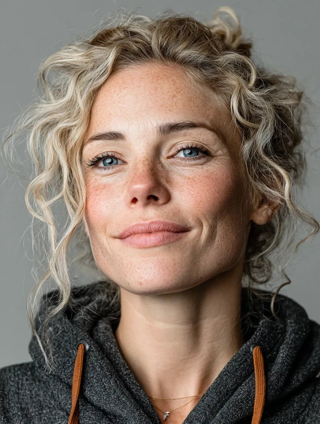 Happy Norwegian Woman Portrait