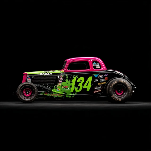 BRISCA 34 Ford Coupe Race Car Bold Livery Design