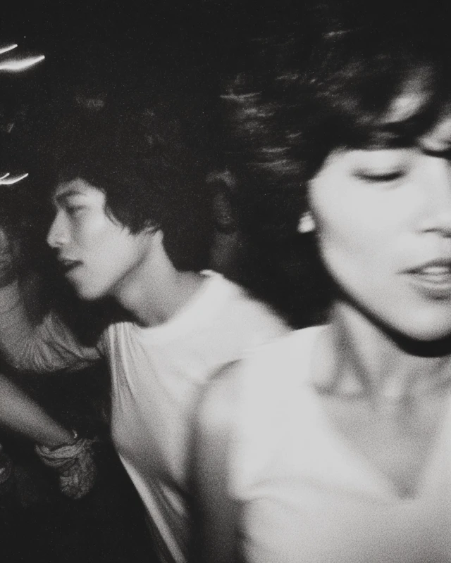 1978 Japanese Disco Scene Focus Blur