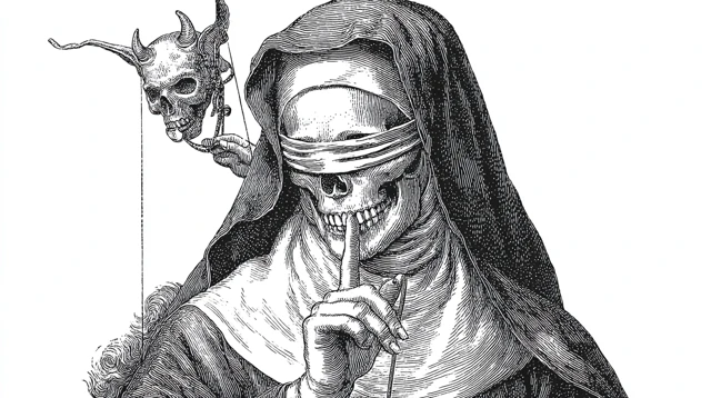 Skull Nun Tattoo Design Devil Puppeteer