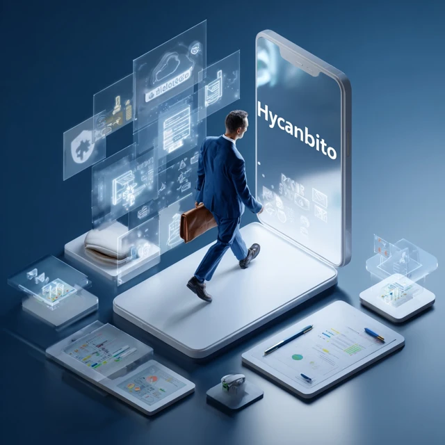Hycanbito Business Technology Innovation Concept