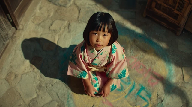 Hiroshima Child 1945 A Moment in Time