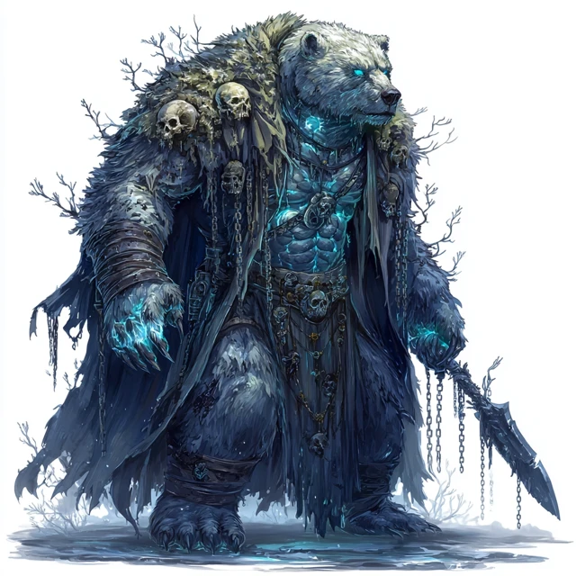 Undead Bear Barbarian: Spectral Fury