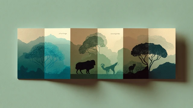 Altai Reserve Booklet Design Animals and Nature
