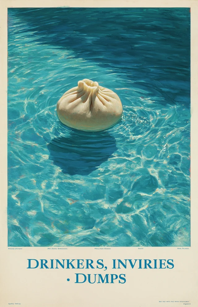 Pool Party Poster Drinkers Drive Ins Dumplings