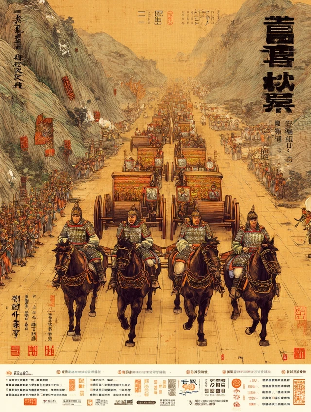 Qin Dynasty Imperial Road Illustration