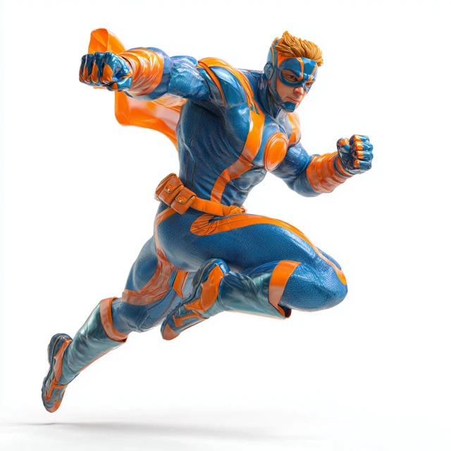 Jump Punch Superhero High Jumper