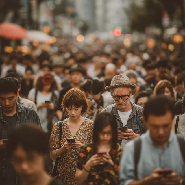 Urban Crowd Capturing Moments