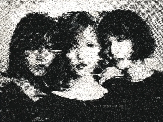 Glitch Art Portrait of Women