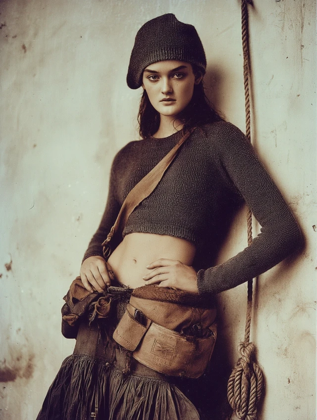 Ann Bonnie Portrait Photograph by Peter Lindbergh