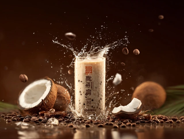 Milk Tea Advertising Poster Design