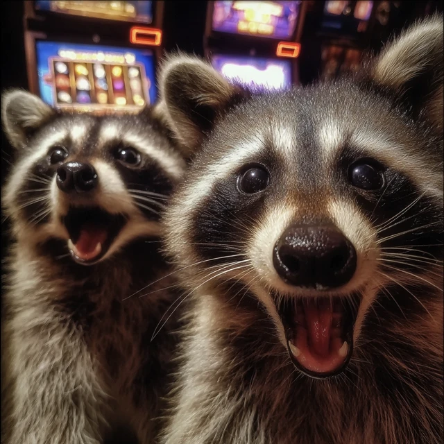Raccoons Casino Fun Excitement Slot Machines