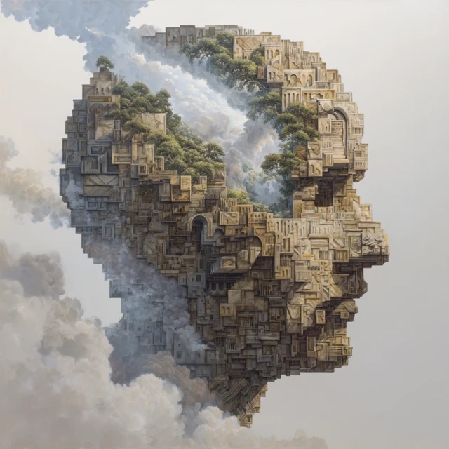 Brilliant Mind Blocked by Confusion Artwork
