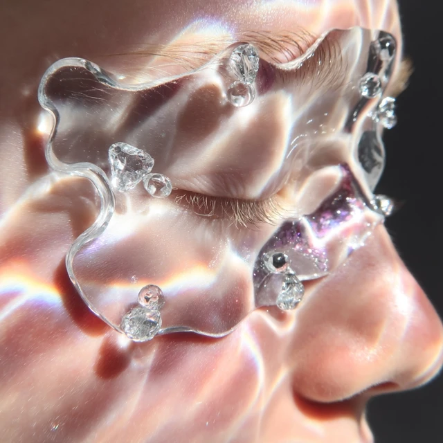 Crystal Mask Close-up Photography