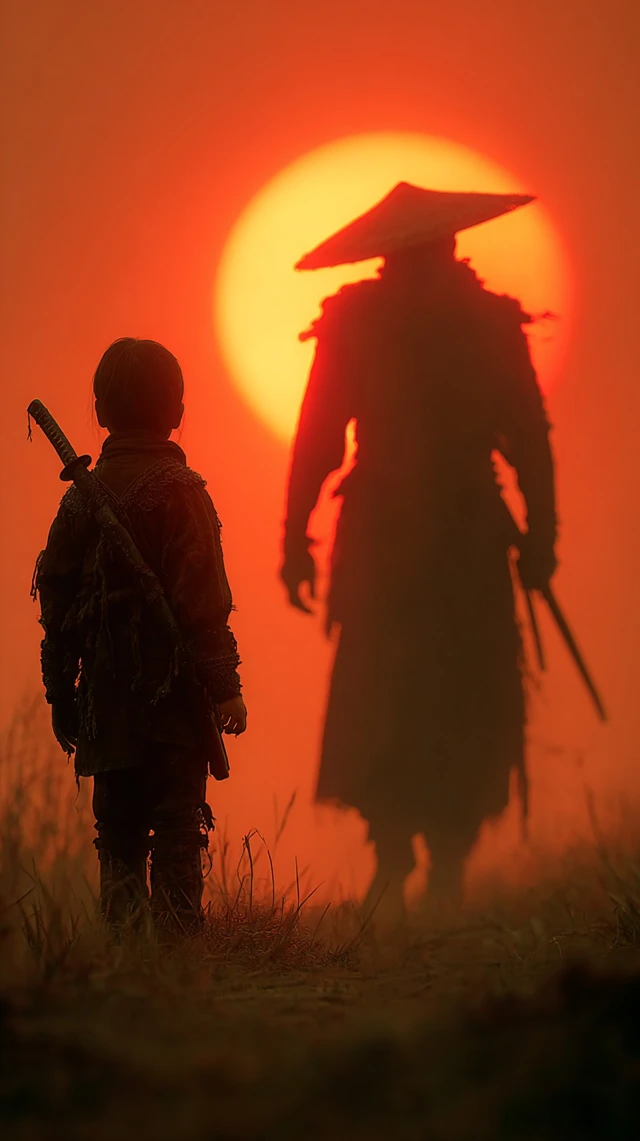 Samurai Child and Shadow Ninja Warrior
