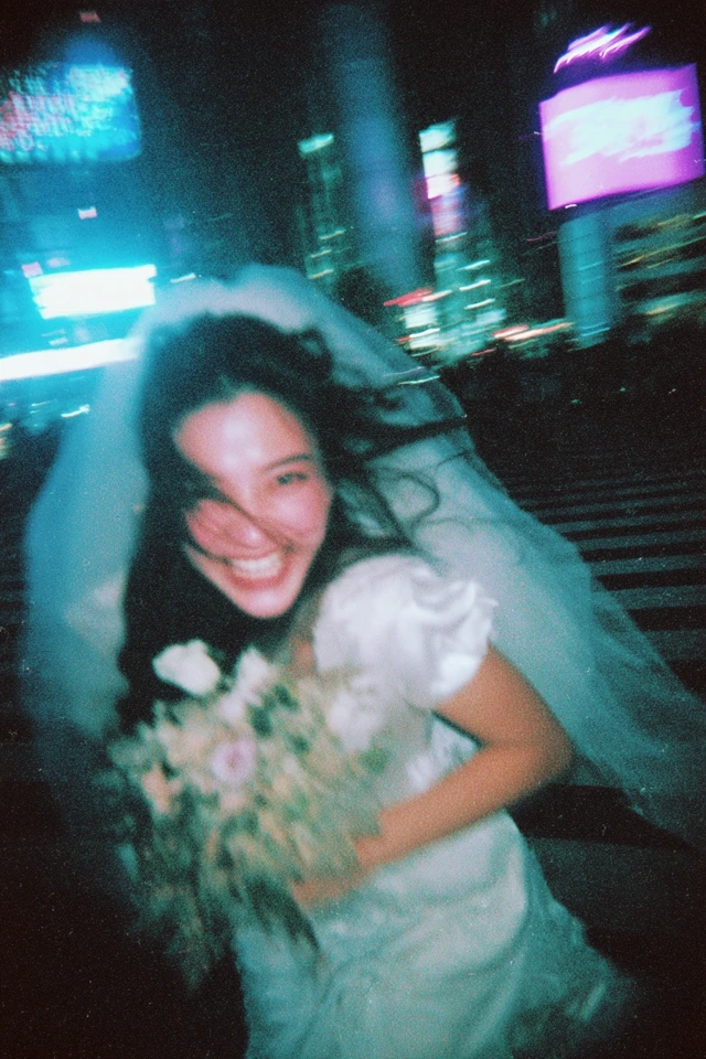 Eloped Bride in Shibuya Dawn Photography