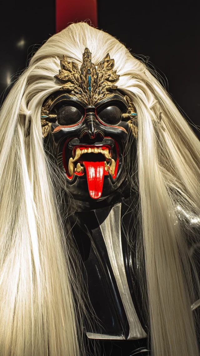 Balinese Barong Mask Darth Vader Fusion 8K Art