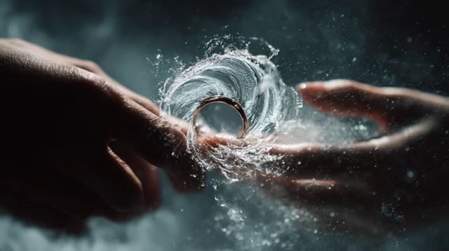Couple with a Liquid Ring Korean Photography