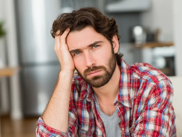 Frustrated Homeowner in a Hot House