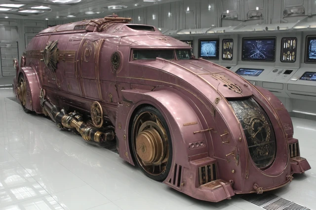 Retro Futuristic Automobile Design Concept