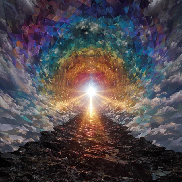 Kaleidochromic Tunnel to the Light at Life''s End