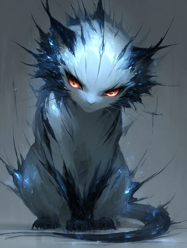 Anime Kaiju Cat Megafauna Kawaii Artwork