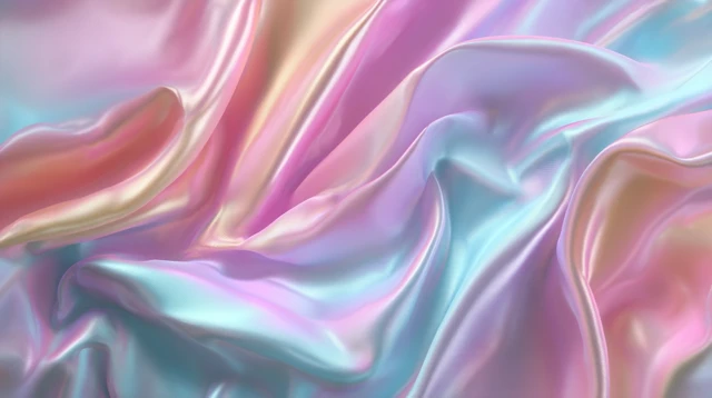 Iridescent Satin Fabric Elegant Luxury Background