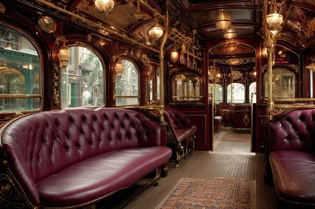 Steampunk Streetcar Interior Astral Plane