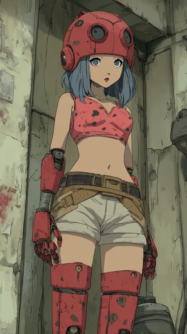 Anime Robot Illustration