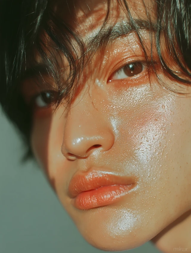 Close Up of a Person Face Beautiful Skin