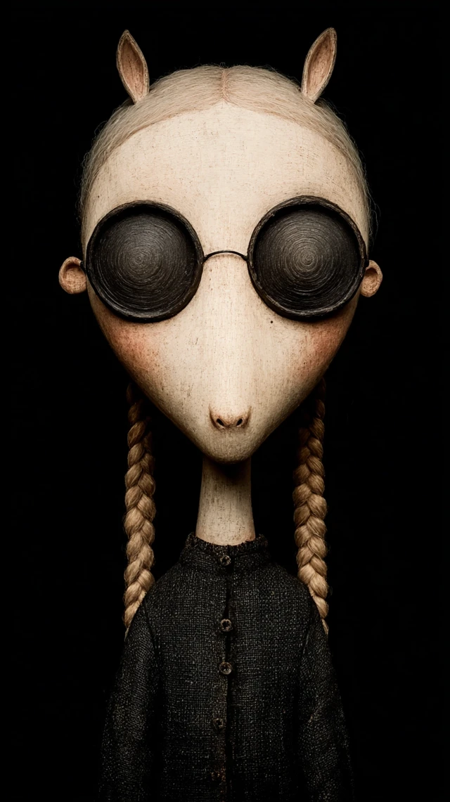 Pop Surreal Horse Portrait by Mark Ryden