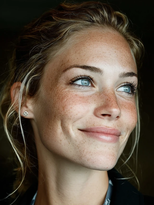 Happy Norwegian Woman Portrait