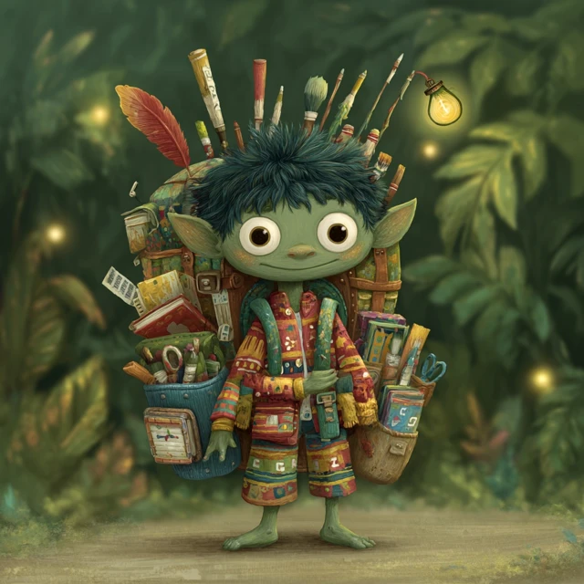 Creative Elf Artist for Kids Interactive Book