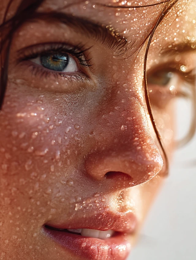 Natural Beauty Fresh Hydration Woman Face