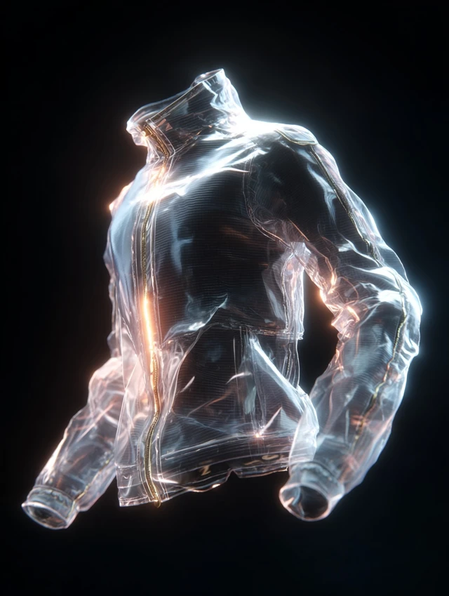 Futuristic Techwear Jacket XRay Style 8K
