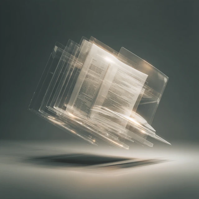 Digital Document File Opening 3D Render