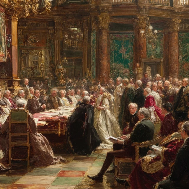 Elegant Gathering in a Grand House
