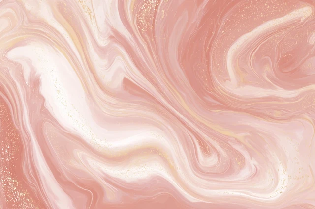 Elegant Marble Background Rose Champagne Apricot Swirl