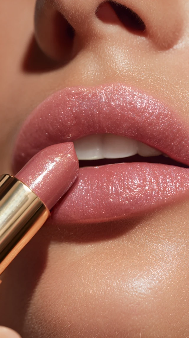 Charlotte Tilbury Pillow Talk Lipstick Macro Shot