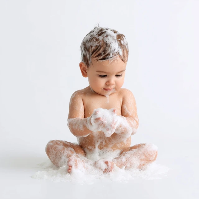 Baby Bath Time Body Wash Adorable Moment