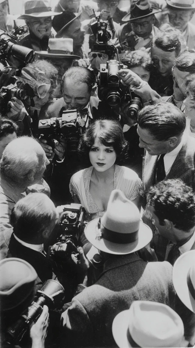 Clara Bow Hollywood Premiere 1920s Glamour