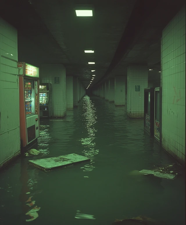 Eerie Arcade Tunnel Analog Horror Snapshot