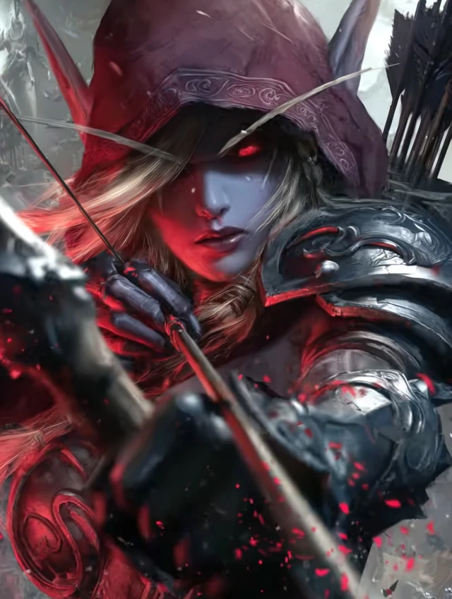 Sylvanas Windrunner Archer Fantasy Art