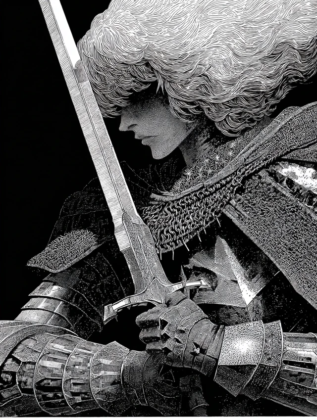 Griffith from Berserk Illustration by Kentaro Miura