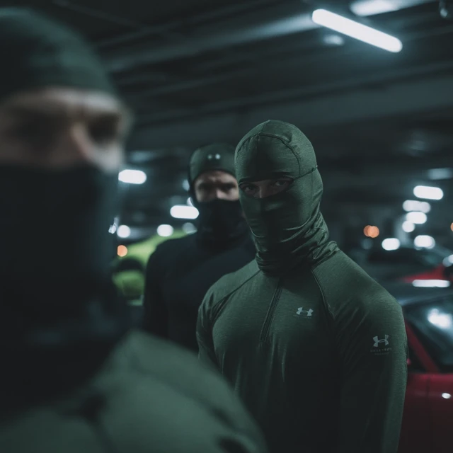 Under Armour Coldgear Drift Meet in Russian Garage