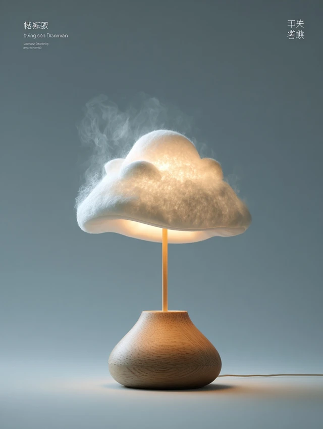 Qi Yun Mushroom Lamp Fairy Tale Design
