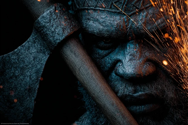 Ogun Yoruba God of Iron and War Axe of Unveiling