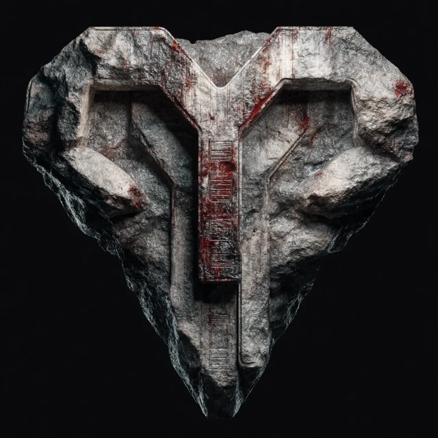 Doom Rune 4k Detailed Stone Illustration