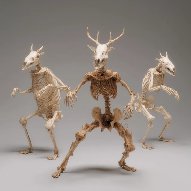 Bone and Sinew Creatures Strange Humanoids